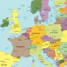 The netherlands (holland) has mild maritime climate, so even in winter you do not get the low harsh temperatures like you do further in land. Digital Modern Map Of Europe Printable Download Large Europe Etsy Europe Map Modern Map Paris Travel