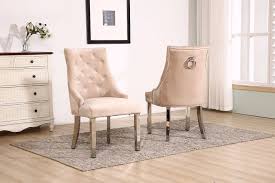 These chairs have been upholstered in the highest quality luxury velvet and detailed with stunning nail head trim and silver lion knocker to achieve a dining chair that stands out from the crowd, and one that will create a glamorous. Knocker Mink Velvet Dining Chair With Chrome Legs Homegenies