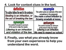 4 B Context Clues Week 8 9 Context Clues Reading Classroom Elementary Reading