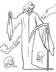 Printable halloween grim reaper s free73fe coloring page. Free Grim Reaper Coloring Page Coloring Pages Free Halloween Coloring Pages Funny Easy Drawings