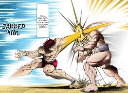 Jabbed Him Baki Dou Colored Page By Me Grapplerbaki This manga/anime is testosterone to the eyeballs we all know it. jabbed him baki dou colored page by me