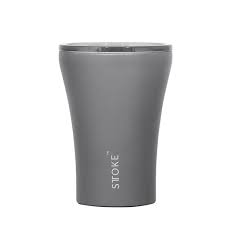 As a result many well known coffee chains offer discounts to customers who bring their own reusable coffee cups, as they reduce waste and help protect the environment. Sttoke Ceramic Stainless Steel Reusable Coffee Cup 236ml 8oz Slated Grey Travel Mugs Flasks House