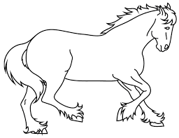 Nous avons des coloriages pour. Coloriage A Imprimer Un Cheval Qui Galope Turbulus Jeux Pour Enfants
