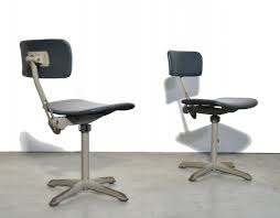 Ovios ergonomic office chair,modern computer desk chair,high back suede fabric desk chair with lumbar support for executive or office (dark brown). Industrial Vintage Office Chairs In Petrol Blue Skai 1960s 120456