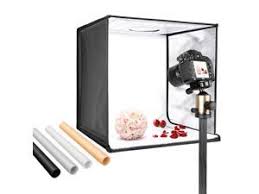 Neewer Photo Studio Light Box 20 Inches 50cm Shooting Light Tent Adjustable Brightness Foldable Portable Professional Booth Table Top Photography Lighting Kit 120 Led Lights 4 Colors Backdrops Newegg Com