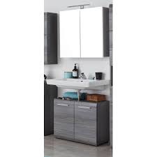 Badmobel Set Line Sardegna Grau Rauchsilber 2 Teilig 189 99