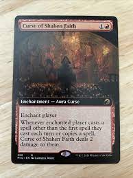 MTG Curse of Shaken Faith Innistrad: Midnight Hunt 353 Regular Rare for  sale online | eBay