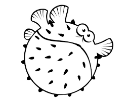 Puffer fish coloring pages sketch coloring page. Fish Coloring Pages 100 Pictures Free Printable