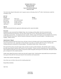 Burlington Notre Dame Board of Educa