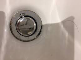 rust on the chrome of my bathroom sink