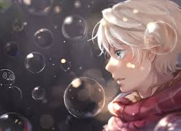 Other anime inspired hairstyle ideas for 2020. 3203214 2598x1889 All Anime Blue Bubbles Close Eyes Gray Hair Male Short Slaine Troyard Zero Cool Wallpapers For Me