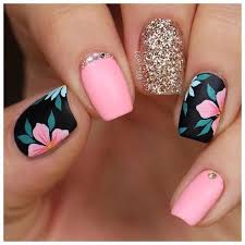 Unas Acrilicas Cortas Short Acrylic Nails Floral Nails Classy Nails Lo que no supongo tampoco sabes, es que hay diferentes tipos de pinceles tanto para las uñas de gel como acrílicas.para esculpir este tipo de.