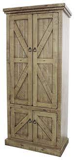 To add this rustic pantry cabinet designs for kitchen ideas picture to your collection, just right or if you need similar information and facts or illustrations or photos from rustic pantry cabinet designs. Rustic Pantry Cabinet 4 Panel Doors With Inner Adjustable Shelves Farmhouse Pantry Cabinets By Decorn