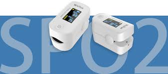 Пульсоксиметр (оксиметр) pulse oximeter new oled на палец для измерения кислорода в крови. Fs20f Bluetooth Finger Oximeter Wellue Health