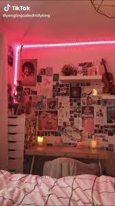 Baddie aesthetic rooms with led lights. 2