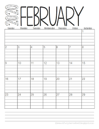 The most used type of lined paper in the states is the college ruled paper along with the wide lined paper, with more space for each line, and the narrow lined paper which can fit a bigger amount text on one page. Beautifully Tarnished Free 2020 Lined Monthly Calendars Printable Download