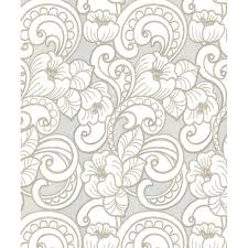 I love wallpaper gingko leaf wallpaper navy, gold. Belgravia Seriano Pale Silver White And Gold Floral Trieste Wallpaper 2143 Uncategorised From Wallpaper Depot Uk