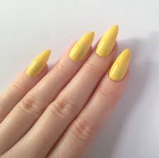 Just enjoy your face decorations and nail art! Pastel Yellow Stiletto Nails Nail Designs Nail Art Nails Stiletto Nails Acrylic Nails Pointy Nails Fake Nails Fa Pointy Nails Yellow Nails Trendy Nails