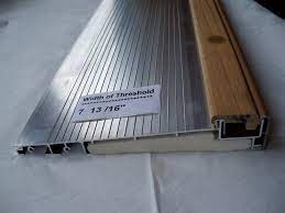Quality door thresholds that look the part for years; Extra Wide Door Threshold 7 13 16 Wide Mill Finish Threshold Exterior Door Threshold Door Threshold