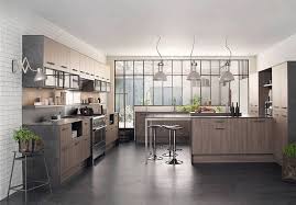 color smoked rovere cuisines design cuisine moderne renovation cuisine