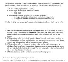 But how do you obtain such gift cards? You Are Helping To Develop A System That Would Allow Chegg Com