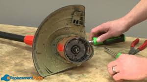 Black And Decker Grass Hog Xp Parts Diagram How To Replace The Guard Assembly On A Black And Decker Cst1200 String Trimmer Part 598911 02 Youtube