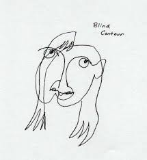 Blind Contour Drawing Contour Drawing Blind Contour Drawing Picasso Art