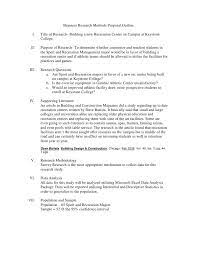 Business Research Methods Proposal Outline Research Methods Business Proposal Outline Proposal Writing