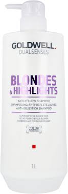 Matrix matrix x sar.ra blonde perfection so silver duo. Goldwell Dualsenses Blondes Highlights Anti Yellow Shampoo 1000 Ml Lyko Com