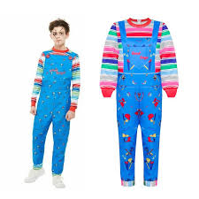 Find great deals on ebay for chucky costume kids. Baby Boys Christmas Bride Of Chucky Costume For Kids Funny Party Child S Play Cosplay Halloween Boy Costuming For Children Clothing Sets Aliexpress