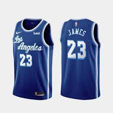 Kobe bryant los angeles lakers 8 blue nba basketball swingman jersey shirt. Men 23 Lebron James Jersey Blue Los Angeles Lakers Swingman Jersey Nreball Los Angeles Lakers Basketball Jersey Lakers