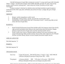 Tapi terpaksa panjangkan sebab yang merancang sepatutnya bukan aku. Contoh Kertas Kerja Lawatan Sambil Belajar Kris Web