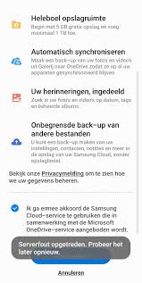 Connect Samsung Cloud With Microsoft Onedrive Microsoft Community