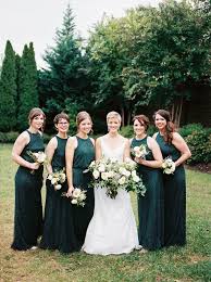 Erin Phillip Fall Wedding At The Cordelle Nashville Rosemary Finch Floral Design Nashville Tn Green Bridesmaid Dress Fall Emerald Green Bridesmaid Dresses Emerald Bridesmaid Dresses