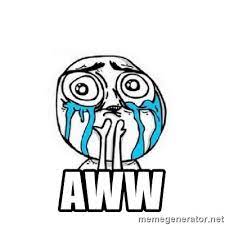 Aww Crying Face Meme Generator
