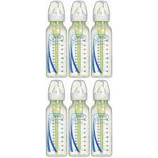 Amazon Com Dr Brown S Bottles 6 Count 8 Oz Option Bottles Can Be Used With Or Without The Vent Baby
