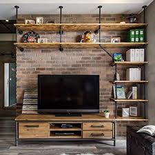 Pin By Juan On Tv Wall Shelves In 2020 Living Room Tv Wall Tv Wall Shelves Living Room Tv