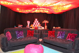 Birthday Party Theme Ideas For 14 Year Olds Backyard Patio Made Into A Movie Theater For My 14 Year Old Daughters Birthda Birthday Party For Teens Spa Birthday Parties 13th Birthday Party Ideas For Teens