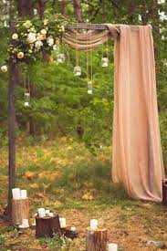 Romantic And Elegant Rustic Wedding Decorations 36 Outdoor Wedding Decorations Wedding Arches Outdoors Wedding Arch Rustic