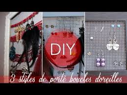 Porté par paire, ce bijou est généralement considéré comme un accessoire féminin. Diy 3 Styles De Porte Boucles D Oreilles Youtube
