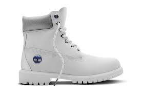 Black And White Timberlands 