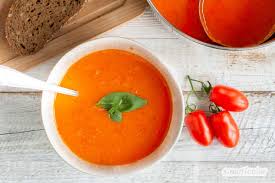 Schnelle Tomatensuppe Aus Frischen Tomaten Viel Besser Als Tutensuppe Tomaten Suppe Schnelle Tomatensuppe Tomatensuppe
