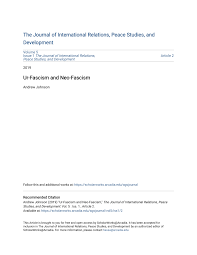 Pdf Ur Fascism And Neo Fascism