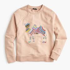 Crew mercantile's versatile staples, perfected over decades Camel Crewneck Sweatshirt From J Crew On 21 Buttons