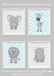 Zoo Kinderzimmer Dekor Grau Und Blau Kindergarten Junge Zoo Kindergarten Elefant Kindergarten Safari Kindergarten Dschungel Dekor Hippo Giraffe Zoo Lein Quarto De Bebe Masculino Decoracao De Quarto De Bebe Decoracao Bebe