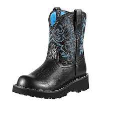Ariat Women S Round Toe Original Fatbaby Boots Black
