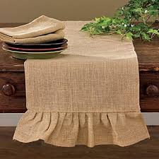 Shabby Country Jute Burlap Table Runner Kitchen Home Da C Cor Accent 42 You Can Get More Details By Click Burlap Table Runners Table Runners Long Table Runner