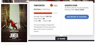 It's about consensus, not quality.subscribe to our channel! Woke Rotten Tomatoes Reviewers Tank Joaquin Phoenix S Joker Critic Score Bounding Into Comics