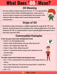 Oo Meaning What Is Oo In Internet Slang With Useful Examples 7 E S L Learn English Words Learn English Learn English Vocabulary