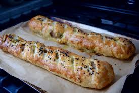 Line 2 large baking trays with baking paper. Picnic Time Foot Long Sausage Rolls Recipe From Lucy Loves Food Blog